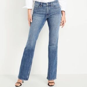 Old Navy Women’s Curvy Bootcut Stretch Slight Distressed Pocket Jeans | 14Short